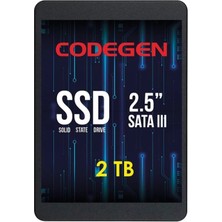 Codegen 2tb CDG-2TB-SSD25 560- 500MB/S SSD Sata-3 Disk
