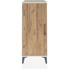 Hyperion Komodin Tek Raflı Tek Kapaklı 44X44X106 Aytaşı-Çam