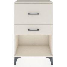 Arges Komodin 2 Çekmeceli 60X30X96 Aytaşı-Aytaşı
