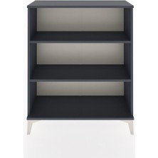 Arges Şifonyer 2 Raflı 88X30X106 Antrasit-Antrasit