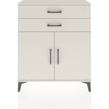 Arges Şifonyer 2 Raflı 2 Çekmeceli 2 Kapaklı 88X30X106 Aytaşı-Aytaşı
