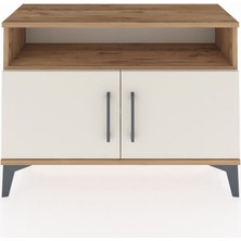 Arges Şifonyer 2 Raflı 2 Kapaklı 88X30X64 Çam-Aytaşı