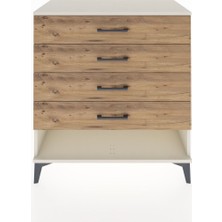 Hyperion Şifonyer 4 Çekmeceli 88X44X96 Aytaşı-Çam