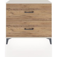 Arges Şifonyer 2 Çekmeceli 88X30X80 Aytaşı-Çam