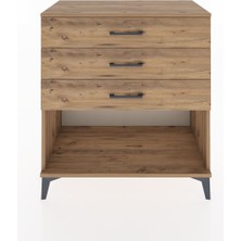 Hyperion Şifonyer 3 Çekmeceli 88X44X96 Çam-Çam