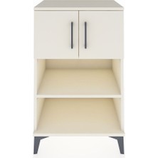 Hyperion Komodin 2 Raflı 2 Kapaklı 60X44X96 Aytaşı-Aytaşı