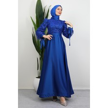 Tarlatanlı Pullu Abiye Saks