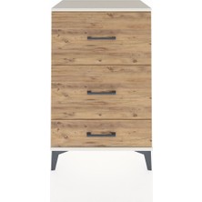 Hyperion Komodin 3 Çekmeceli 60X44X96 Aytaşı-Çam