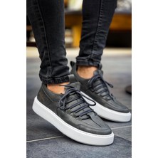 Saturn Premium Bağcıklı Erkek Sneaker Antrasit