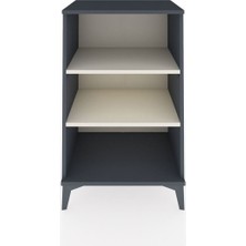 Hyperion Komodin 2 Raflı 60X44X96 Antrasit-Aytaşı