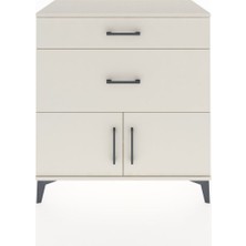 Hyperion Şifonyer Tek Raflı 2 Çekmeceli 2 Kapaklı 88X44X96 Aytaşı-Aytaşı