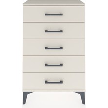 Arges Komodin 5 Çekmeceli 60X30X96 Aytaşı-Aytaşı