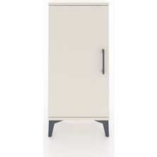 Arges Komodin 2 Raflı Tek Kapaklı 44X30X96 Aytaşı-Aytaşı