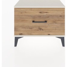 Arges Komodin Tek Çekmeceli 60X30X48 Aytaşı-Çam