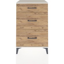 Hyperion Komodin 3 Çekmeceli 60X44X96 Aytaşı-Çam