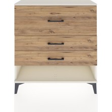 Arges Şifonyer 3 Çekmeceli 88X30X96 Aytaşı-Çam