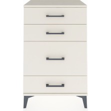 Hyperion Komodin 4 Çekmeceli 60X44X96 Aytaşı-Aytaşı