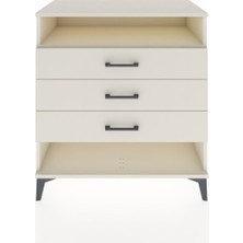 Hyperion Şifonyer Tek Raflı 3 Çekmeceli 88X44X96 Aytaşı-Aytaşı