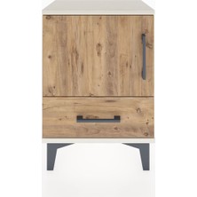 Arges Komodin 2 Raflı Tek Kapaklı 44X30X64 Aytaşı-Çam