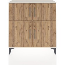 Arges Şifonyer 3 Raflı 4 Kapaklı 88X30X96 Aytaşı-Çam