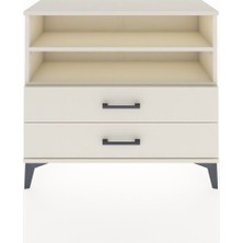 Arges Şifonyer 2 Raflı 2 Çekmeceli 88X30X80 Aytaşı-Aytaşı