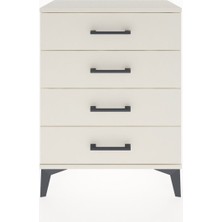 Arges Komodin 4 Çekmeceli 60X30X80 Aytaşı-Aytaşı