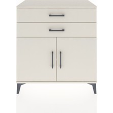 Hyperion Şifonyer Tek Raflı 2 Çekmeceli 2 Kapaklı 88X44X96 Aytaşı-Aytaşı