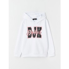 Lc Waikiki Yeni Sezon Beşiktaş Baskılı Uzun Kollu Erkek Çocuk Hoodie