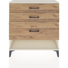 Arges Şifonyer 3 Çekmeceli 88X30X96 Aytaşı-Çam