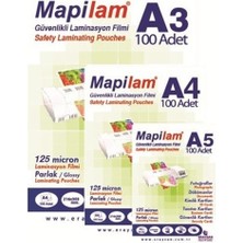 Mapi Mapilam 125 Mic A4 Parlak Laminasyon Filmi 100'LÜ