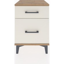 Hyperion Komodin 2 Çekmeceli 44X44X64 Çam-Aytaşı