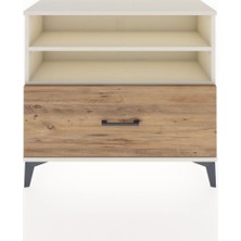 Arges Şifonyer 2 Raflı Tek Çekmeceli 88X30X80 Aytaşı-Çam