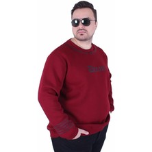 Starbattal Büyük Beden Bisiklet Yaka 3ip Sweat Dream 25715 Murdum
