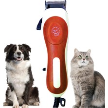 Kedi ve Köpekler Için Profesyonel Tıraş Makinesi, Kırmızı Renkli ve Hafif Kullanım