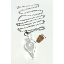 Mantar Kapaklı Boş Fanus Canlı Kolye