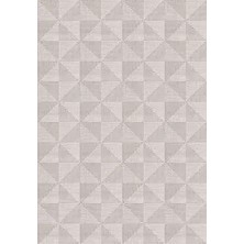 Aren Halı Siena Geometrik Bej Polyester ve Pamuk Sisal Makine Halısı