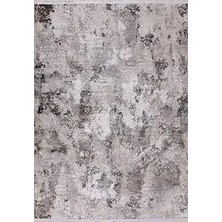 Aren Halı Neviano Modern Gri Akrilik ve Polyester  Makine Halısı