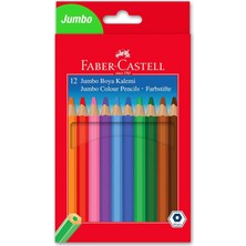 Jumbo Boya Kalemi, 12 Renk, Kalın Gövde ve Uç, Kırılmaya Dirençli Özel Yapıştırma Sistemi, Kolay Açılır, Çocuklar Için Güvenli