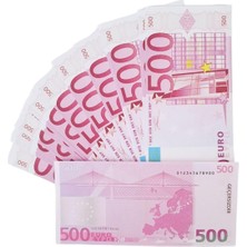 Konsol 300 Adet 500 Euro Sahte Geçersiz Düğün Parti Şaka Malzemesi PP191211