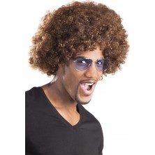 Bfs  Kahve Renk Kıvırcık Afro Bonus Peruk