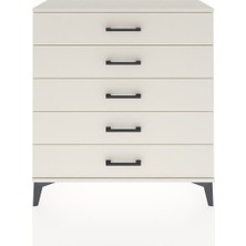 Arges Şifonyer 5 Çekmeceli 88X30X96 Aytaşı-Aytaşı