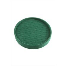 Yuvarlak Ahşap Anfora Kumaş Piercing Küpelik 20 cm