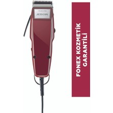 Yüksek Performanslı Profesyonel Saç Kesme Makinesi, Şık Bordo Tasarım