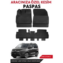 Toyota Proace City 2021-2022-2023-2024-2025 Model Seperatörsüz Bagaj Havuzu+Paspas Full Takım+Hediyeli