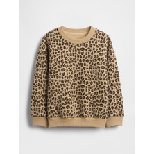 Gap Kız Bebek Kahverengi Vintagesoft Sweatshirt