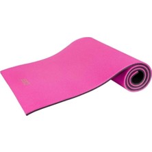 MVA Pembe Siyah 16 mm Pilates Matı Güvenli Kullanım İçin Kaymaz Tabanlı Tekil Ürün
