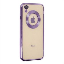 iPhone Xr Lüx Lensli Lazer Silikon Kılıf (Kamera Korumalı)