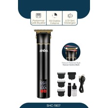 Titanyum T Bıçaklı Profesyonel Traş Makinesi Siyah SHC-1907