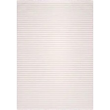 Aren Halı Fermo Modern Bej Iskandinav Desenli Polyester Makine Halısı