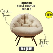 Aurelia Berjer | Riviera Collection | Modern & Zarif Tekli Koltuk Berjer | Rahat Dinlenme Koltuğu